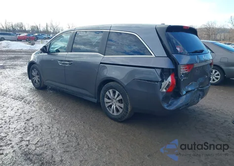 2014 Honda Odyssey Ex-L from USA, damaged, VIN 5FNRL5H63EB026122